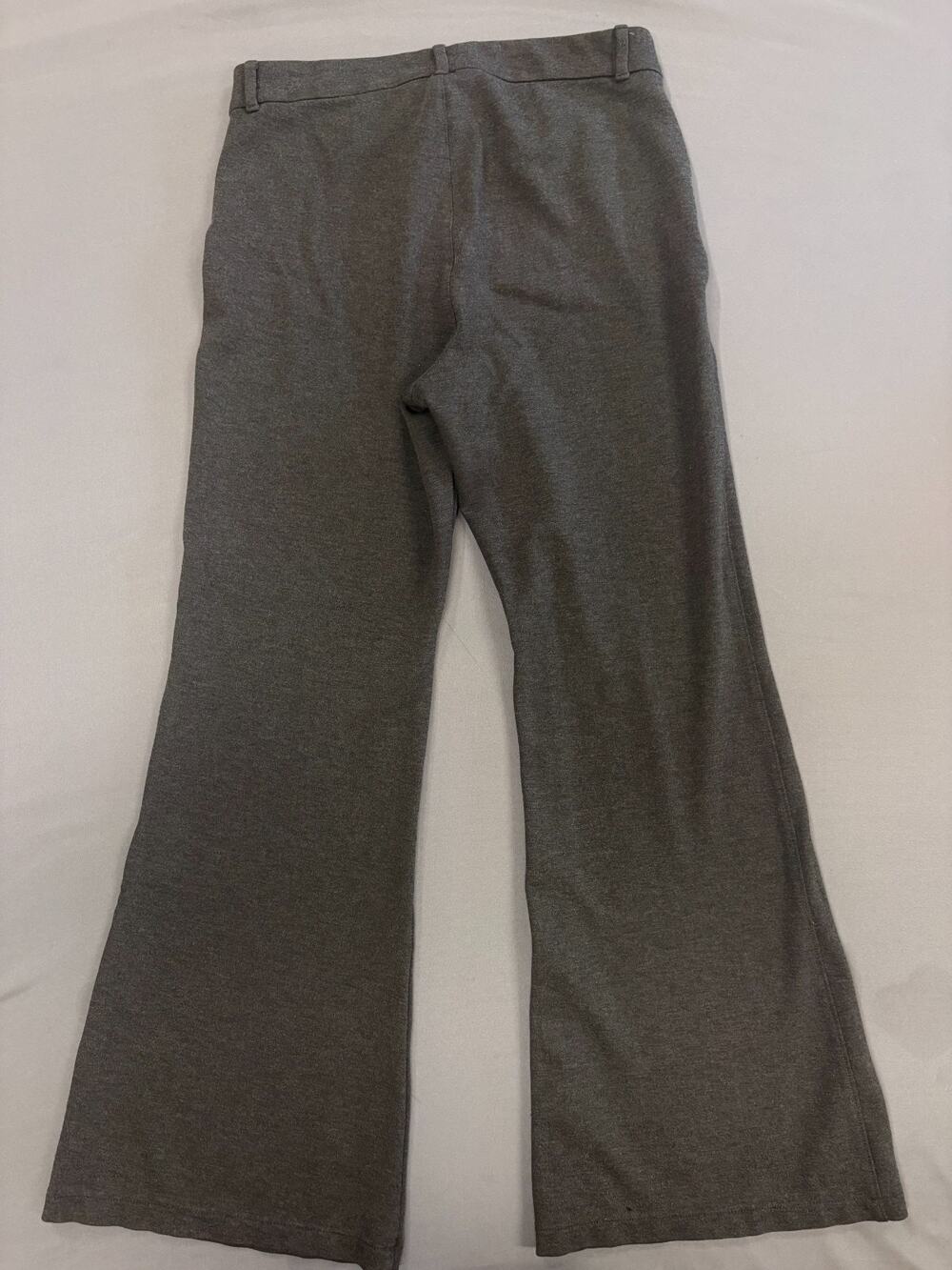 Old Navy Gray Pants Size 10 Mid Rise Slight Flare Stretch Career Work